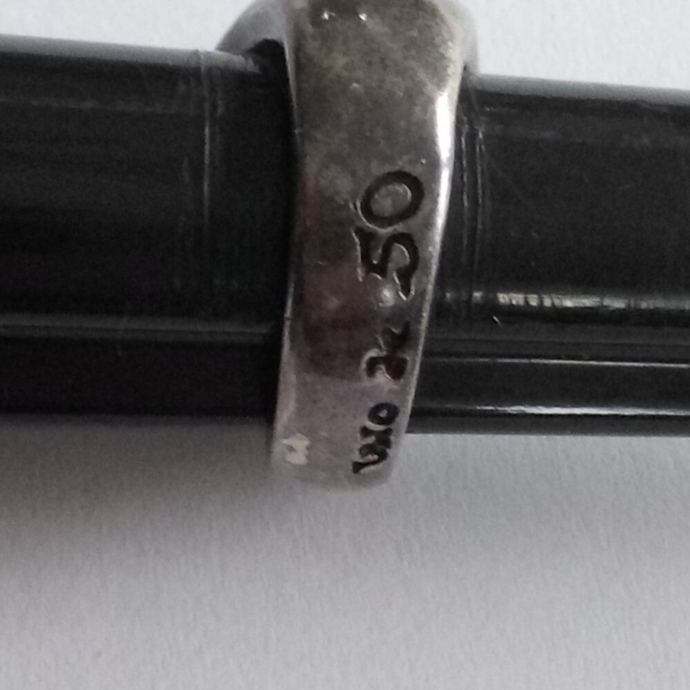 Uno De 50 Statement Ring Silver Tone - image 4